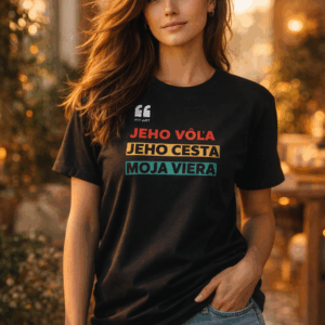 FITART tričko – Jeho vôľa. Jeho cesta. Moja viera.