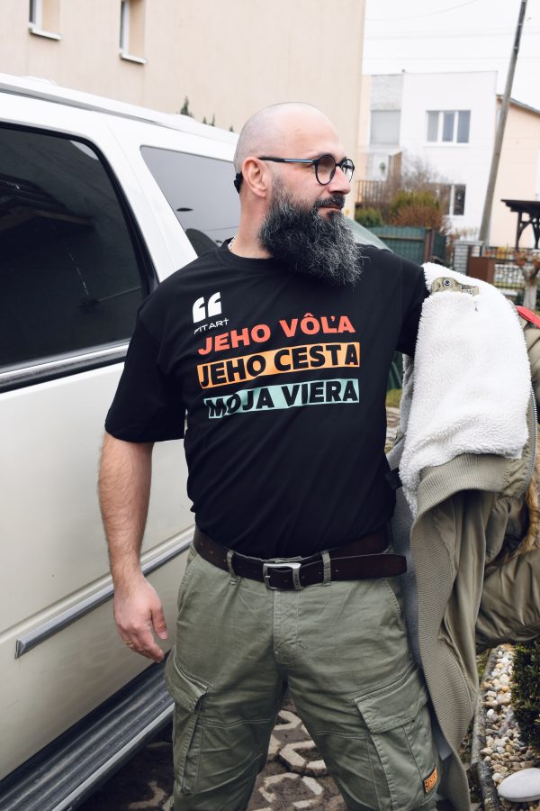 Tričko čierne - Jeho vôľa, jeho cesta, moja viera - Image 2