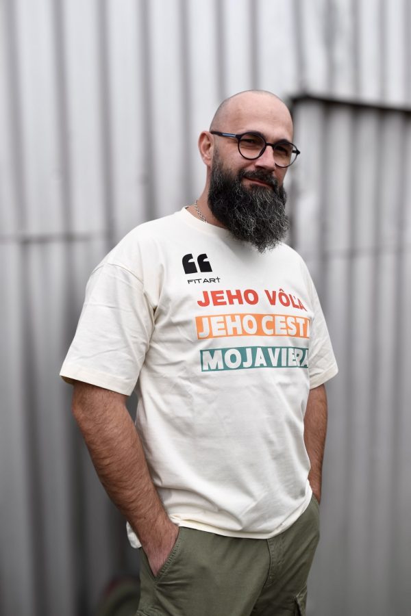 Tričko béžové - Jeho vôľa, jeho cesta, moja viera - Image 2